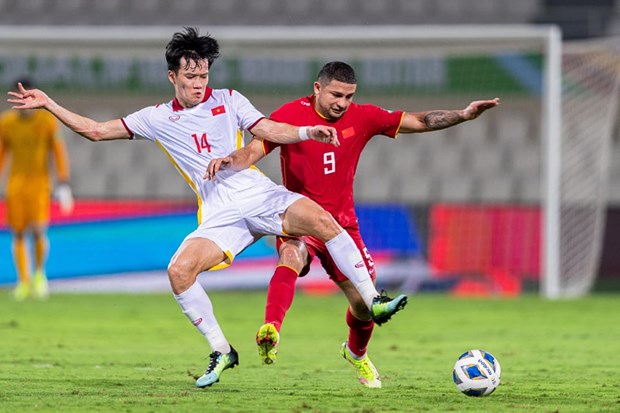   Đội tuyển Việt Nam tụt hạng do chưa giành điểm số nào tại vòng loại thứ ba World Cup 2022. (Ảnh: AFC)