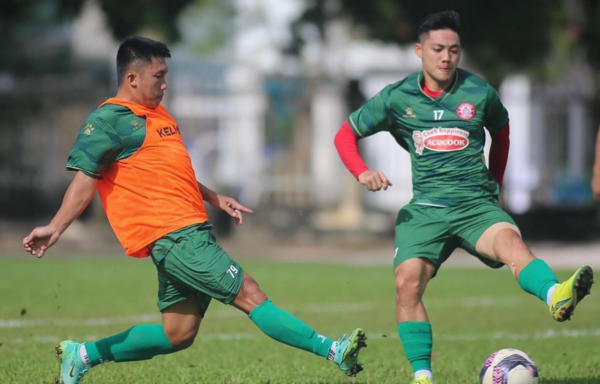 V-League 2022 hứa hẹn sôi động và bùng nổ sau những sự chuẩn bị tích cực từ các đội bóng. (Ảnh: CLB TP.HCM)