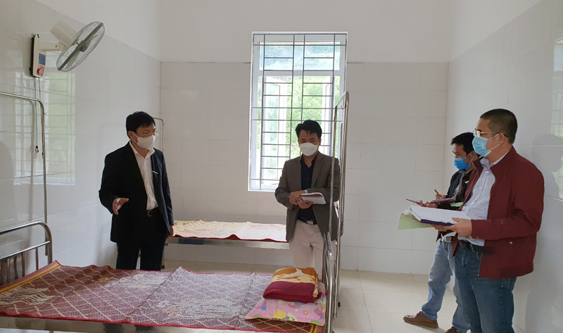 Nghiệm thu công trình Trạm y tế xã Thượng Trạch.