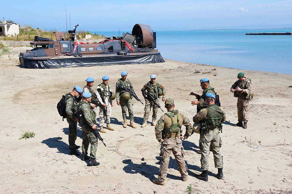Binh sĩ Albania trong một cuộc tập trận. Ảnh: mod.gov.al