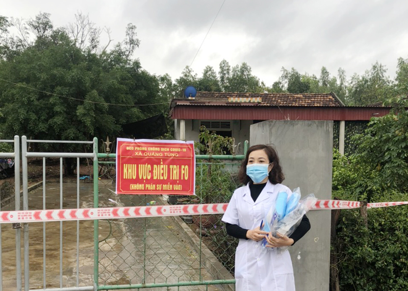 Quảng Trạch là địa phương đầu tiên của Quảng Bình triển khai thực hiện điều trị F0 tại nhà.