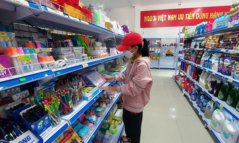 Điểm bán hàng Việt tại xã Thanh Trạch (Bố Trạch).