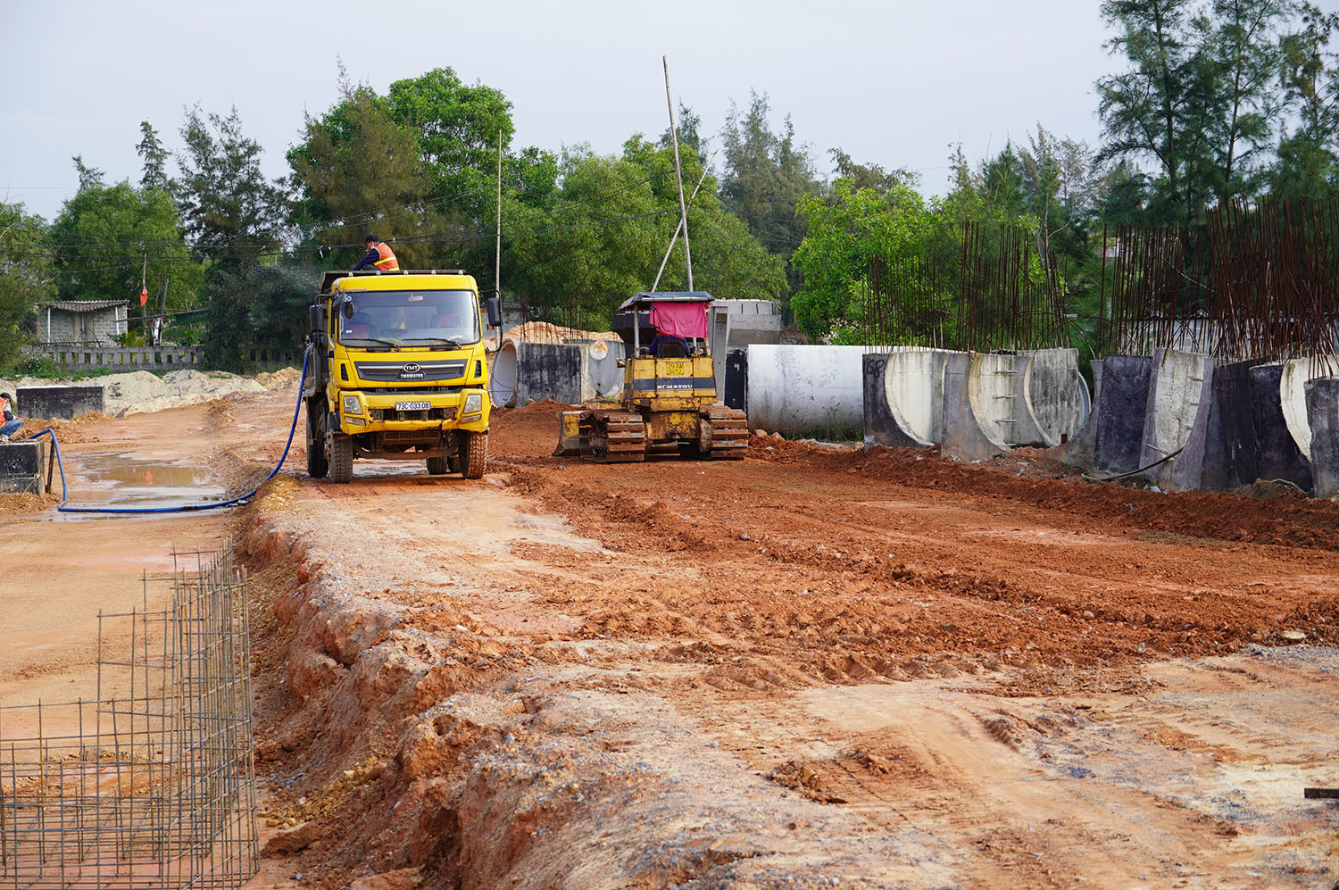 Các dự án do Ban quản lý Môi trường và Biến đổi khí hậu TP. Đồng Hới quản lý trên địa bàn xã Bảo Ninh đang “dẫm chân tại chỗ” do vướng mắc trong GPMB.