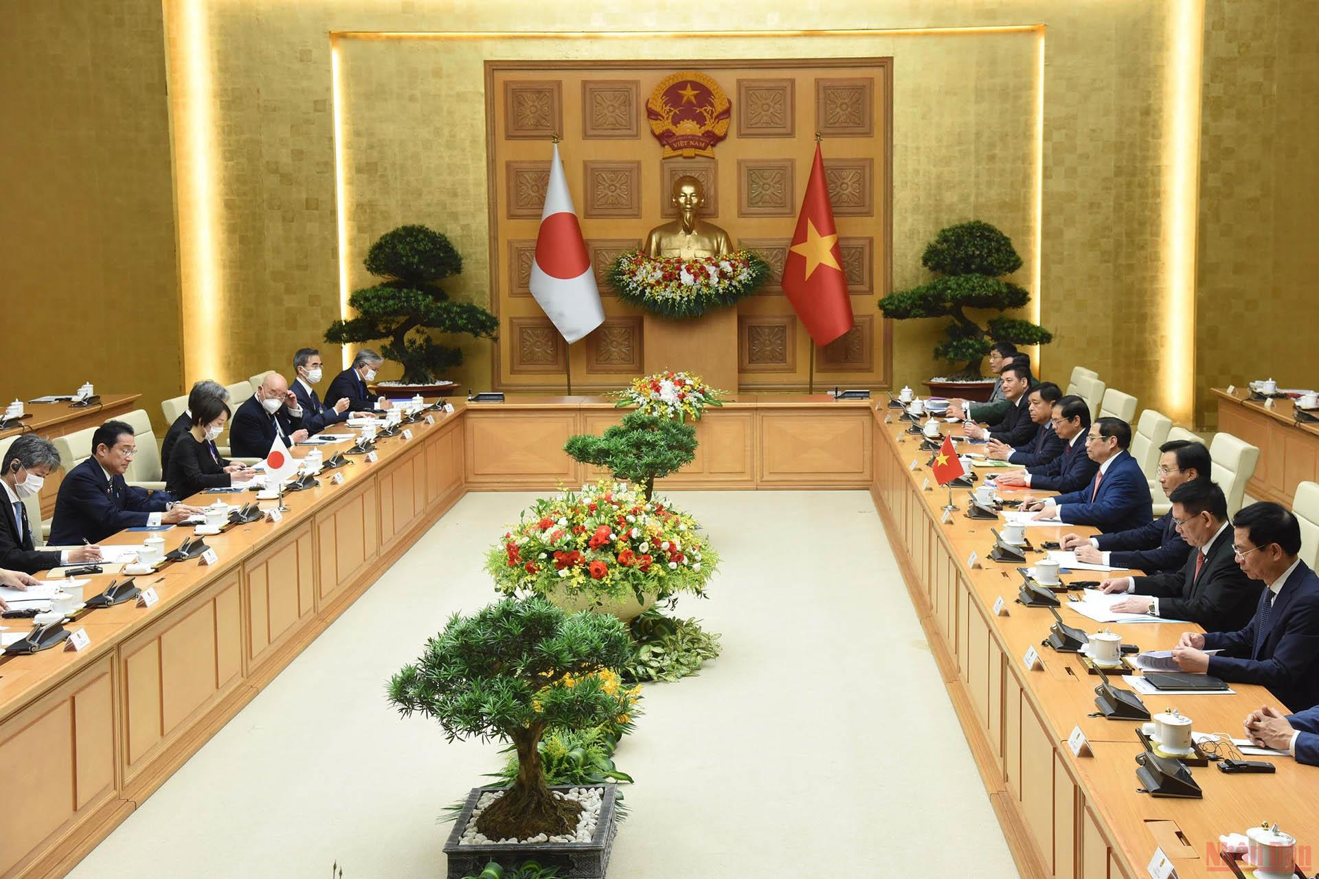 Quang cảnh buổi hội đàm. (Ảnh: TRẦN HẢI) 