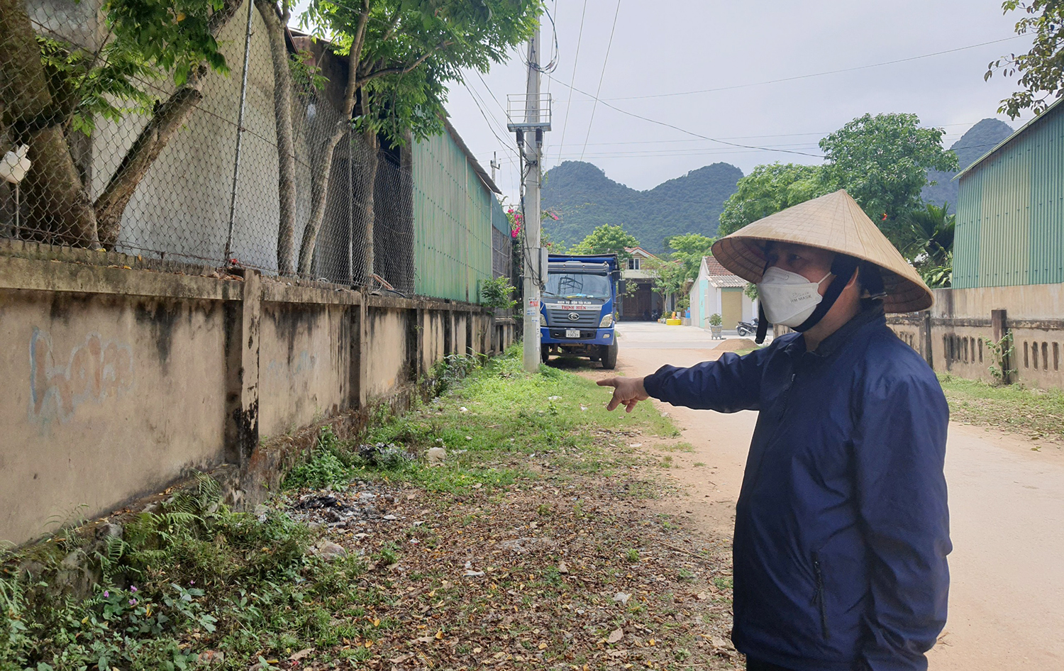 Khu đất được chính quyền xã Phúc Trạch hứa cấp cho gia đình ông Huyên nay đã cấp cho một hộ gia đình khác ở địa phương.