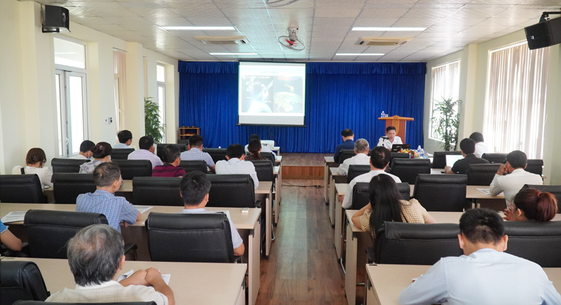 Toàn cảnh lớp tập huấn. 