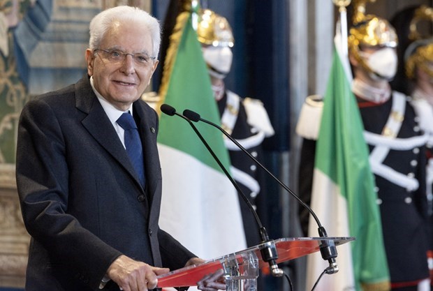 Tổng thống Italy Sergio Mattarella. (Nguồn: ansa.it)