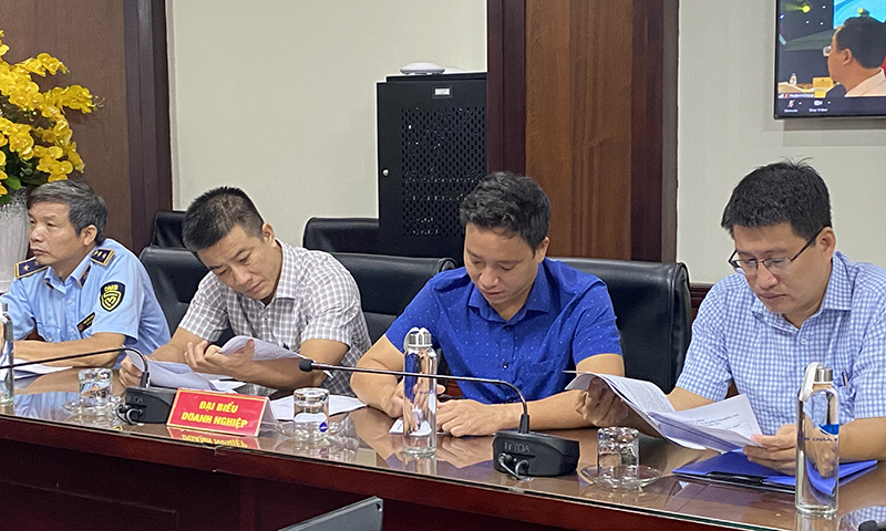 Đại biểu dự hội nghị tại điểm cầu tỉnh Quảng Bình.