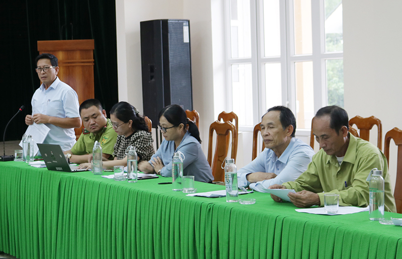 Các đại biểu phát biểu tại hội nghị.