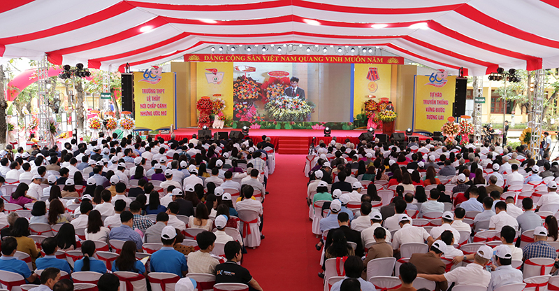 Toàn cảnh lễ kỷ niệm.