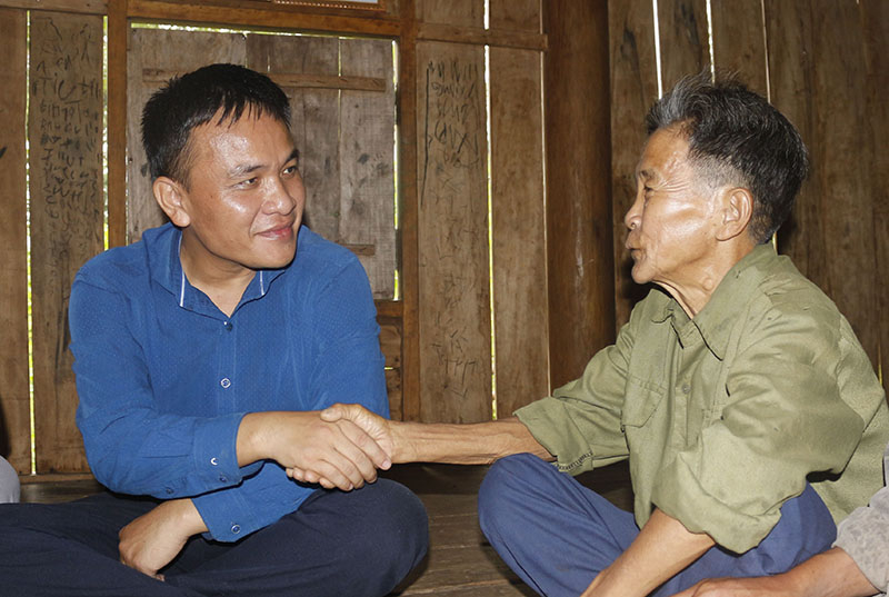 Anh Ngô Văn Hồng và mối thâm tình, ân nghĩa với già làng Cao Dụng.