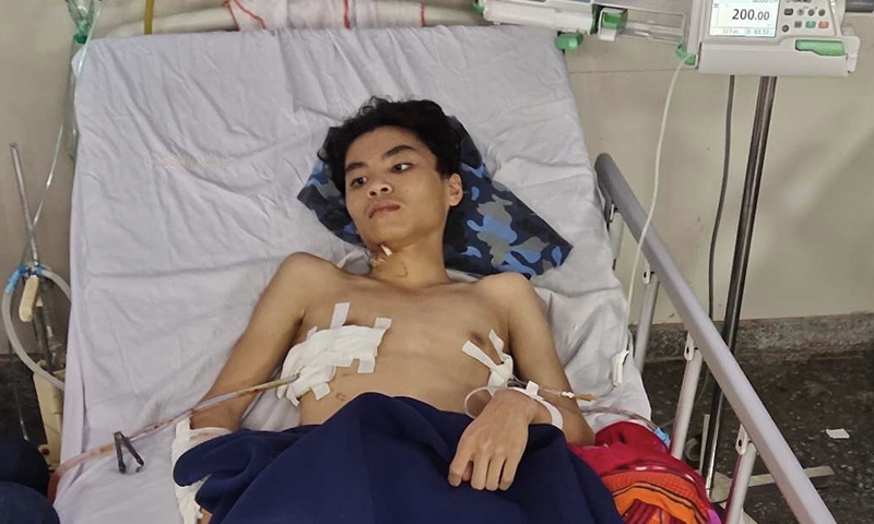 Sau hơn 1 tuần điều trị, bệnh nhân đã ổn định sức khỏe.