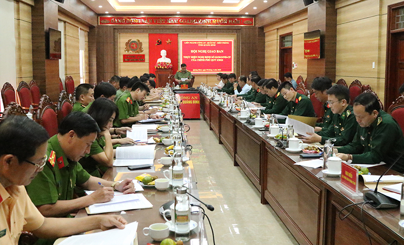 Hội nghị giao ban thực hiện Nghị định số 03/NĐ-CP của Chính phủ quý I/2023.