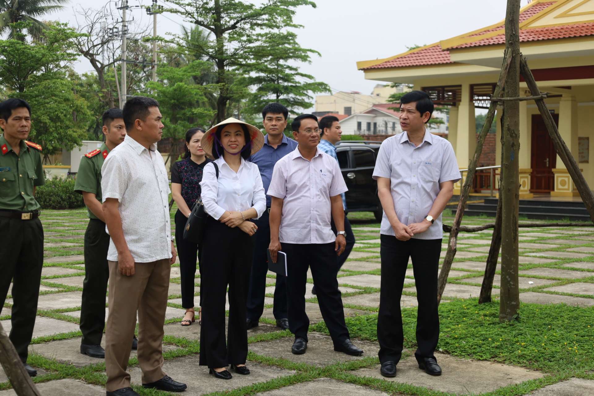 Kiểm tra khu vực Quảng trường Hồ Chí Minh.