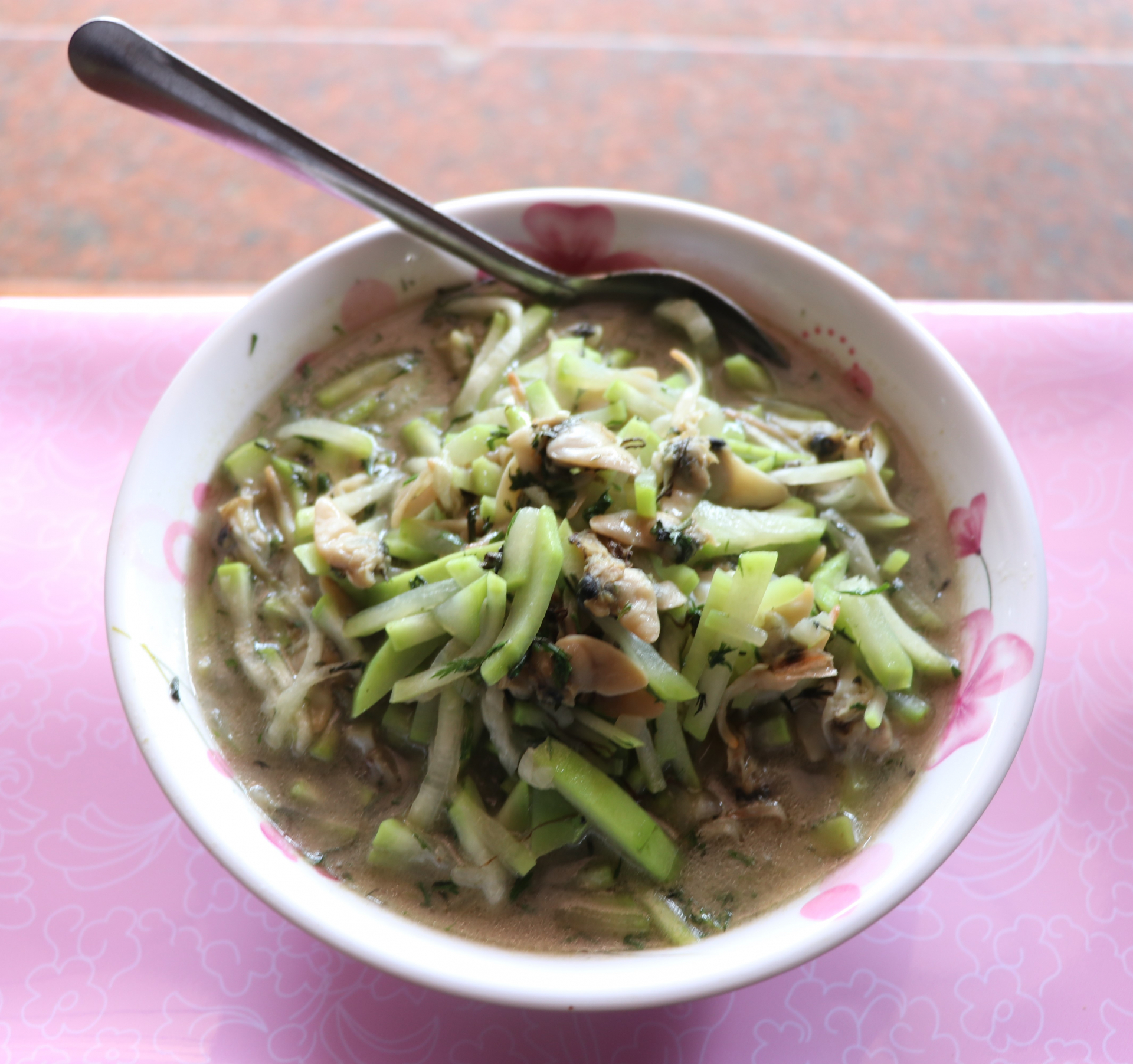 Món canh dưa đen nấu với sao sáo.