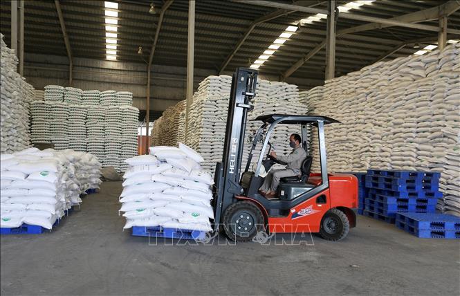 Những tháng đầu năm 2023 ngành công nghiệp của tỉnh Lào Cai gặp rất nhiều khó khăn từ sự thiếu hụt về nguyên nhiên vật liệu, đầu ra cho sản phẩm… Ảnh: Quốc Khánh/TTXVN.