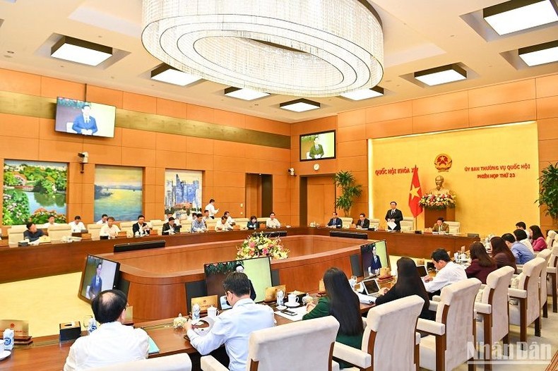 Quang cảnh phiên khai mạc. (Ảnh: DUY LINH)