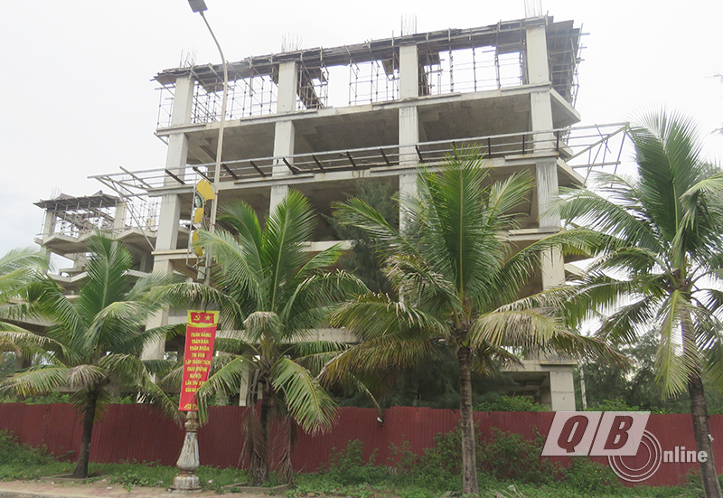 Dự án Khu du lịch nghỉ dưỡng Thành An của Công ty TNHH Xây dựng Thành An dừng thi công từ nhiều năm qua.