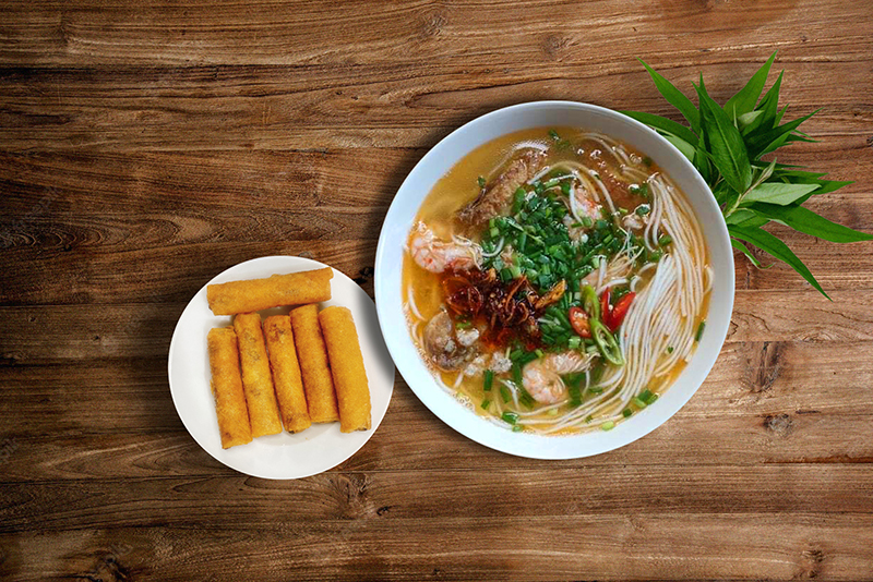 Món cháo canh...