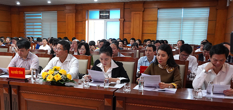 Các đại biểu dự hội nghị.