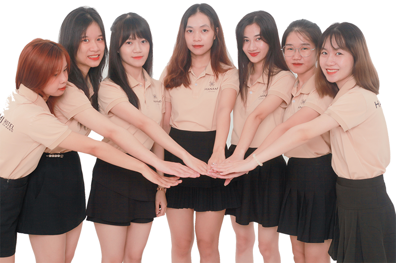 Nhân viên công ty thể hiện quyết tâm thực hiện các dự án