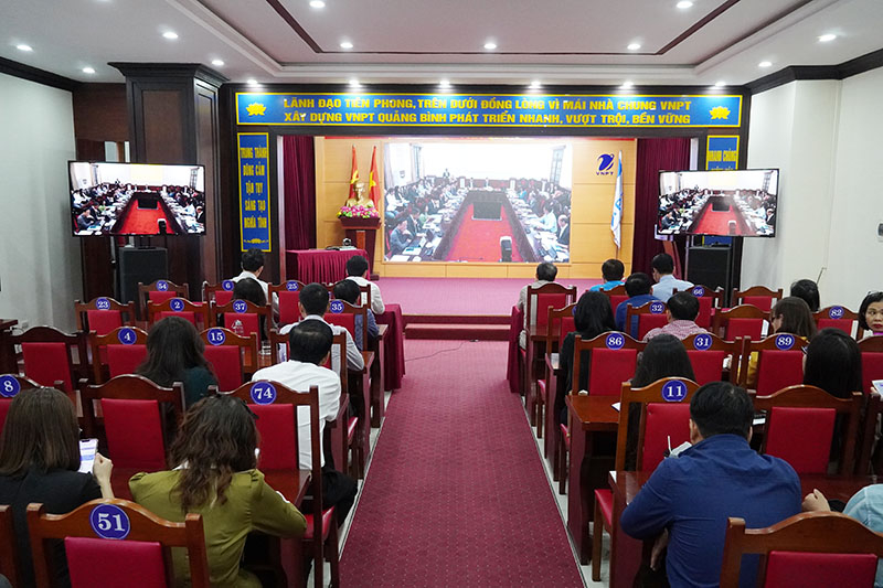 Hội nghị phổ biến, quán triệt Luật Đất đai năm 2024 được kết nối trực tuyến với 63 điểm cầu trong cả nước.