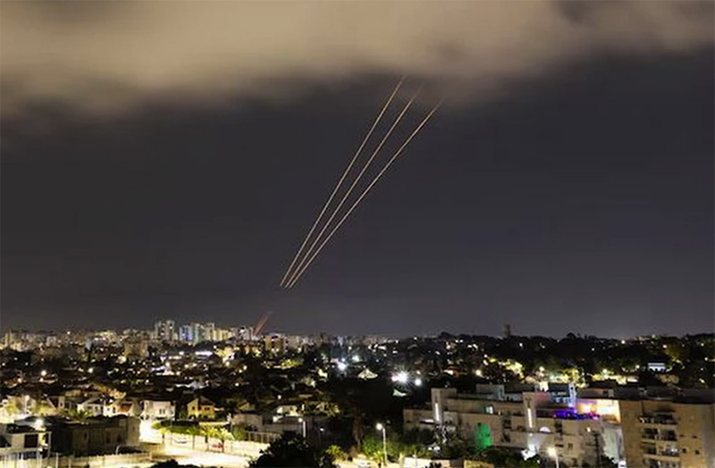 Một hệ thống chống tên lửa nhìn từ Ashkelon, Israel. (Nguồn: Reuters)