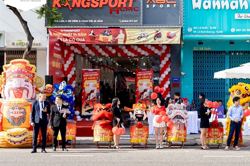 Tập đoàn Đông Dương - Thương hiệu KingSport khai trương Showroom Đà Nẵng 4 ngày 15/06/2024