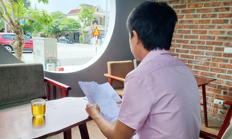 Anh Trần Quốc Bảo cho rằng mình bị lừa tiền xin visa bằng các thủ đoạn tinh vi.