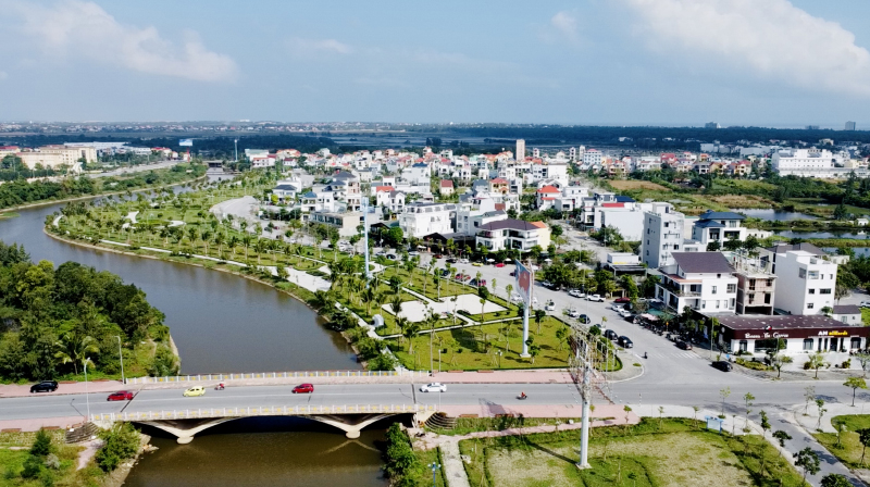 Khu dân cư phía Bắc đường Trần Quang Khải đang ngày thêm nhộn nhịp, hiện đại với nhiều căn biệt thự được xây dựng mới.