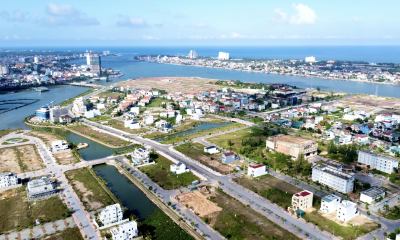 Dự án khu đô thị mới Phú Hải Riverside được xem là điểm nhấn kiến trúc đô thị phía Nam TP. Đồng Hới.