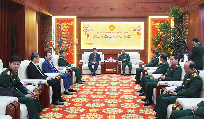 Quang cảnh buổi tiếp.