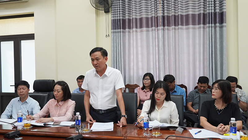 Đại biểu tham gia phát biểu ý kiến tại hội nghị.