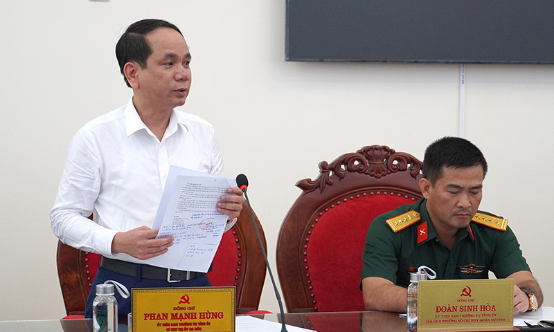 Đồng chí Phan Mạnh Hùng,