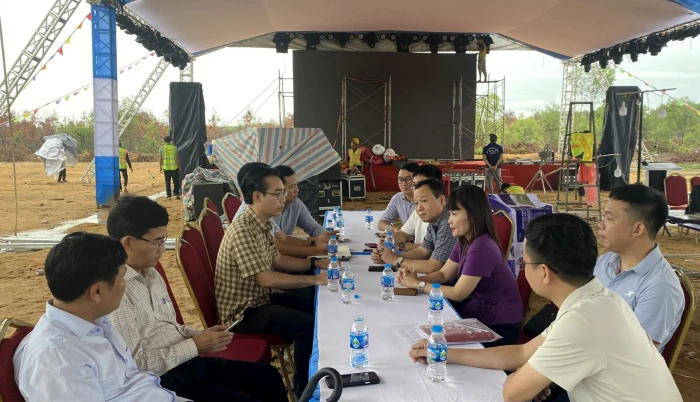 Rà soát công tác chuẩn bị tổ chức lễ khởi công dự án tại Khu Công nghiệp Tây Bắc Hồ Xá