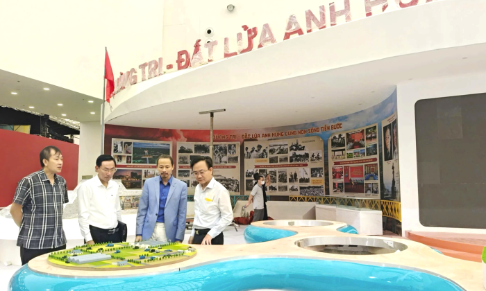 Nghiệm thu không gian triển lãm chào mừng kỷ niệm 80 năm Quốc khánh