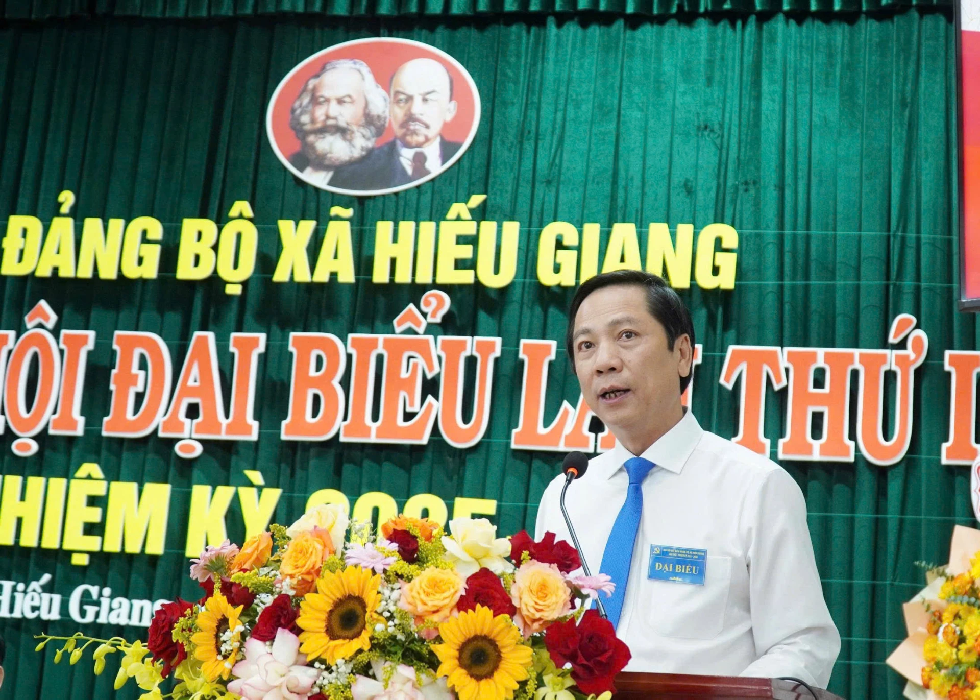 Phó Chủ tịch Thường trực UBND tỉnh Hoàng Nam phát biểu chỉ đạo tại đại hội 