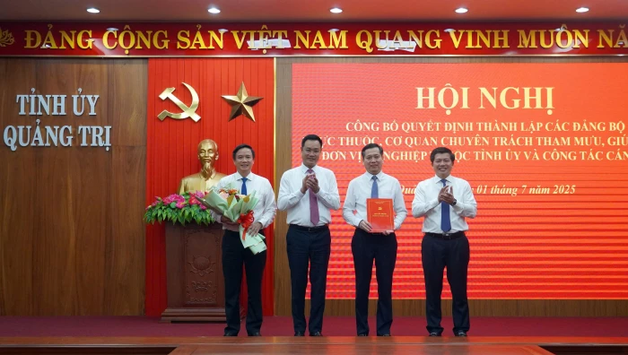 Xây dựng Đảng bộ trong sạch, vững mạnh, đóng góp tích cực vào sự phát triển của quê hương Quảng Trị