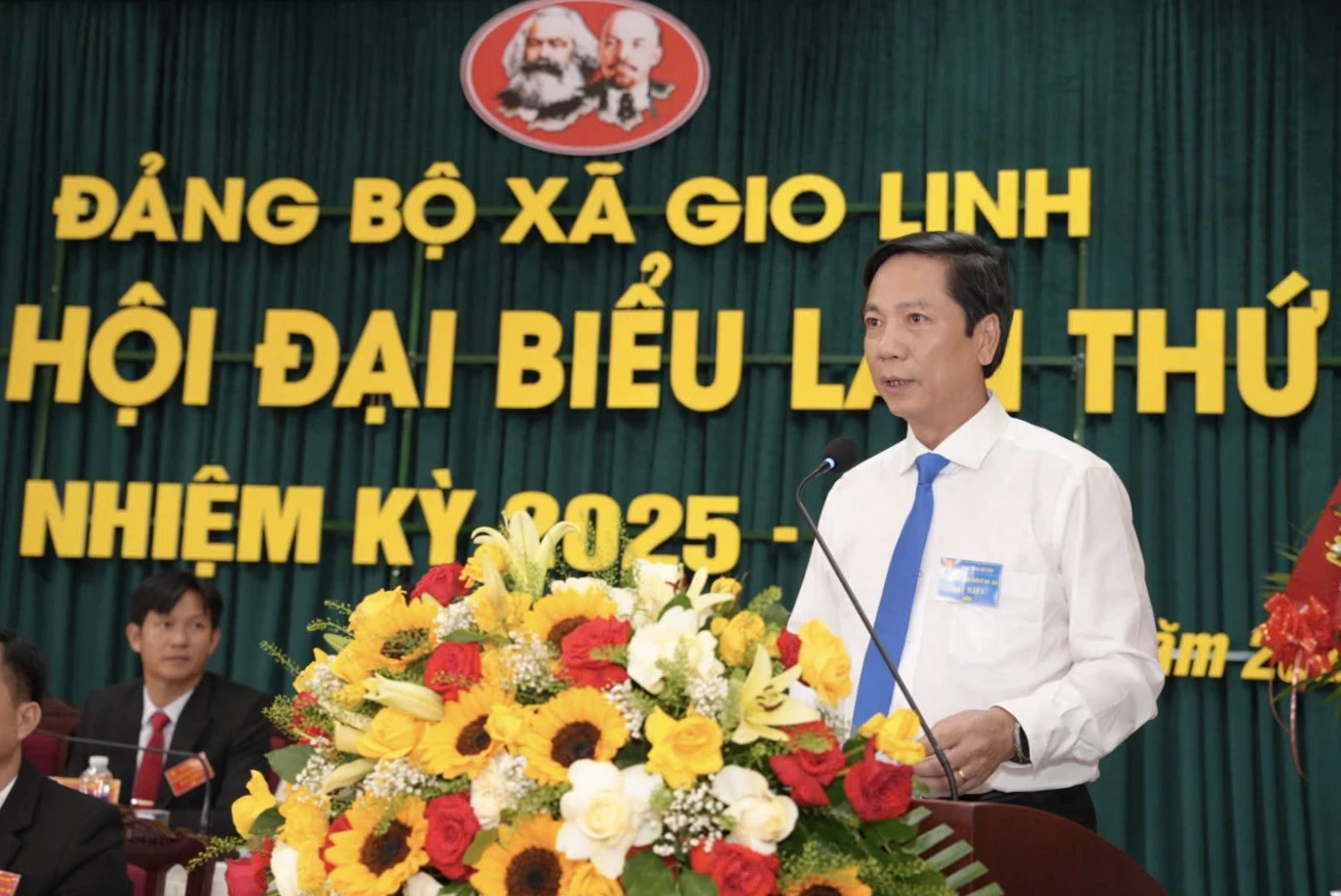 Phó Chủ tịch Thường trực UBND tỉnh Hoàng Nam phát biểu chỉ đạo đại hội - Ảnh: MT