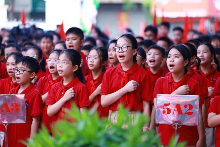 Hơn 23 triệu học sinh, sinh viên cả nước sẽ cùng hát Quốc ca trong lễ khai giảng