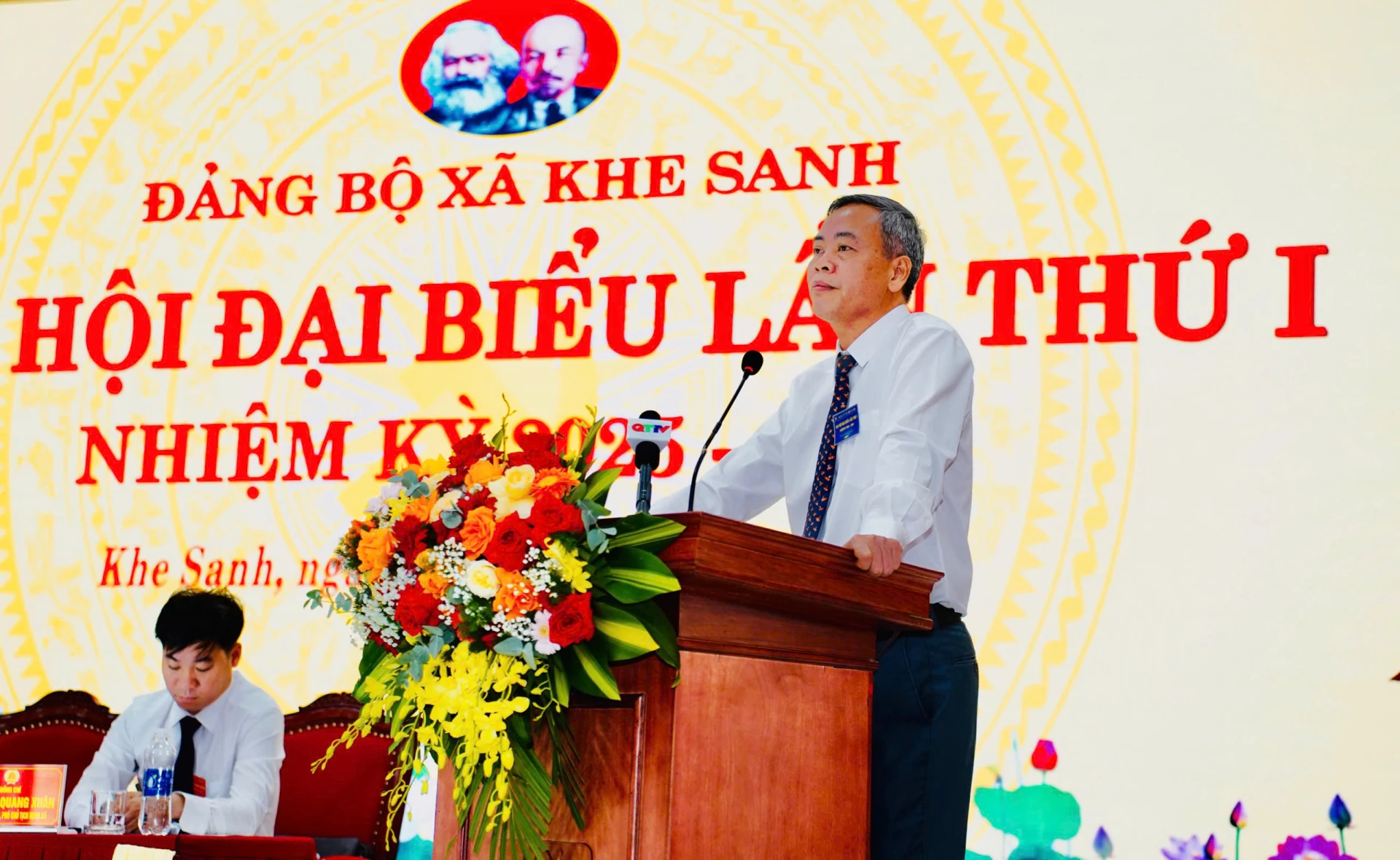Đồng chí Nguyễn Đăng Quang, Phó Bí thư Tỉnh uỷ, Chủ tịch HĐND tỉnh phát biểu chỉ đạo đại hội - Ảnh: MN