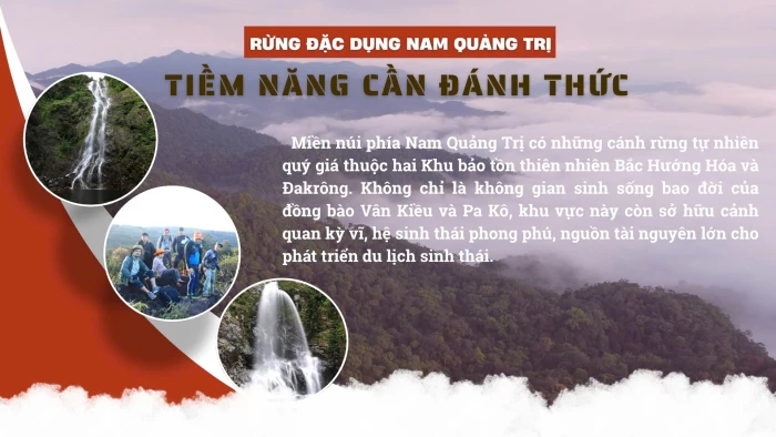 Rừng đặc dụng Nam Quảng Trị - Tiềm năng cần đánh thức