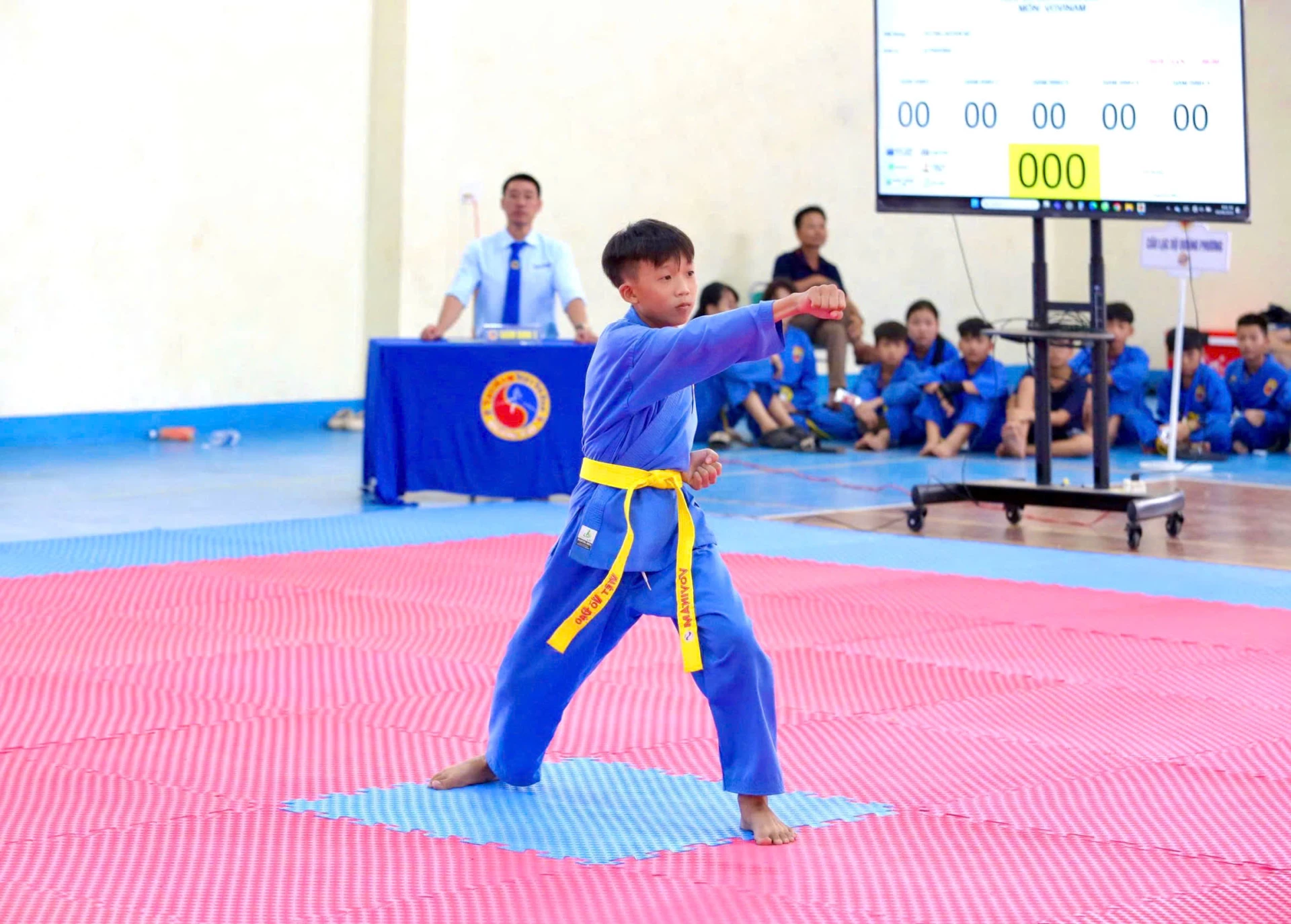 Thông qua giải nhằm phát hiện tài năng thể thao để bồi dưỡng, đào tạo, bổ sung cho các tuyến năng khiếu tỉnh - Ảnh: M.Đ