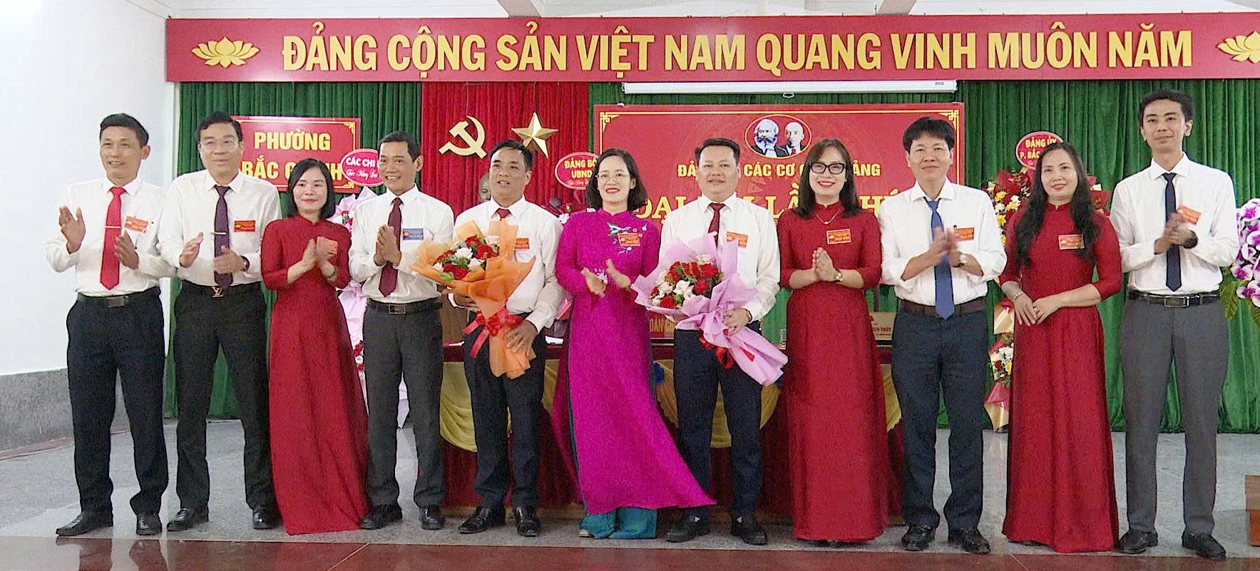 Phường Bắc Gianh đã tổ chức thành công đại hội các đảng bộ, chi bộ trực thuộc -Ảnh: D.C.H 