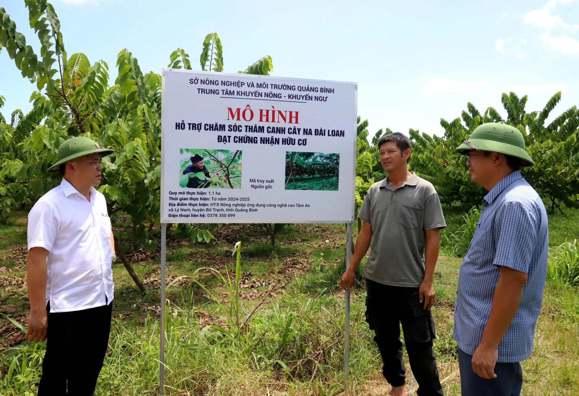 Kinh tế trang trại trở thành hướng phát triển bền vững tại xã Nam Trạch  - Ảnh: T.Long
