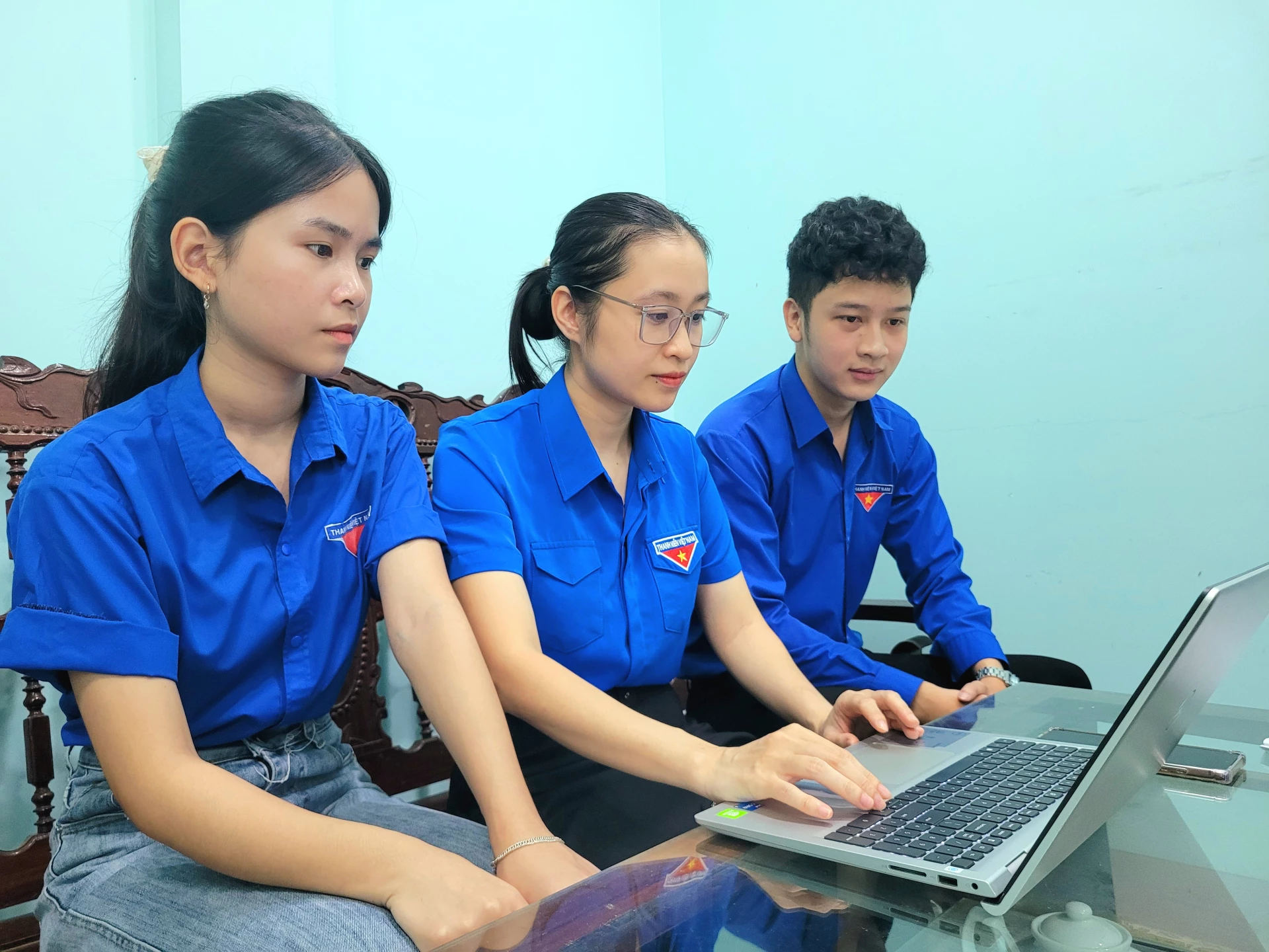 Đoàn viên, thanh niên xã Gio Linh nêu cao tinh thần cảnh giác, nhận diện âm mưu của các thế lực thù địch - Ảnh: T.T