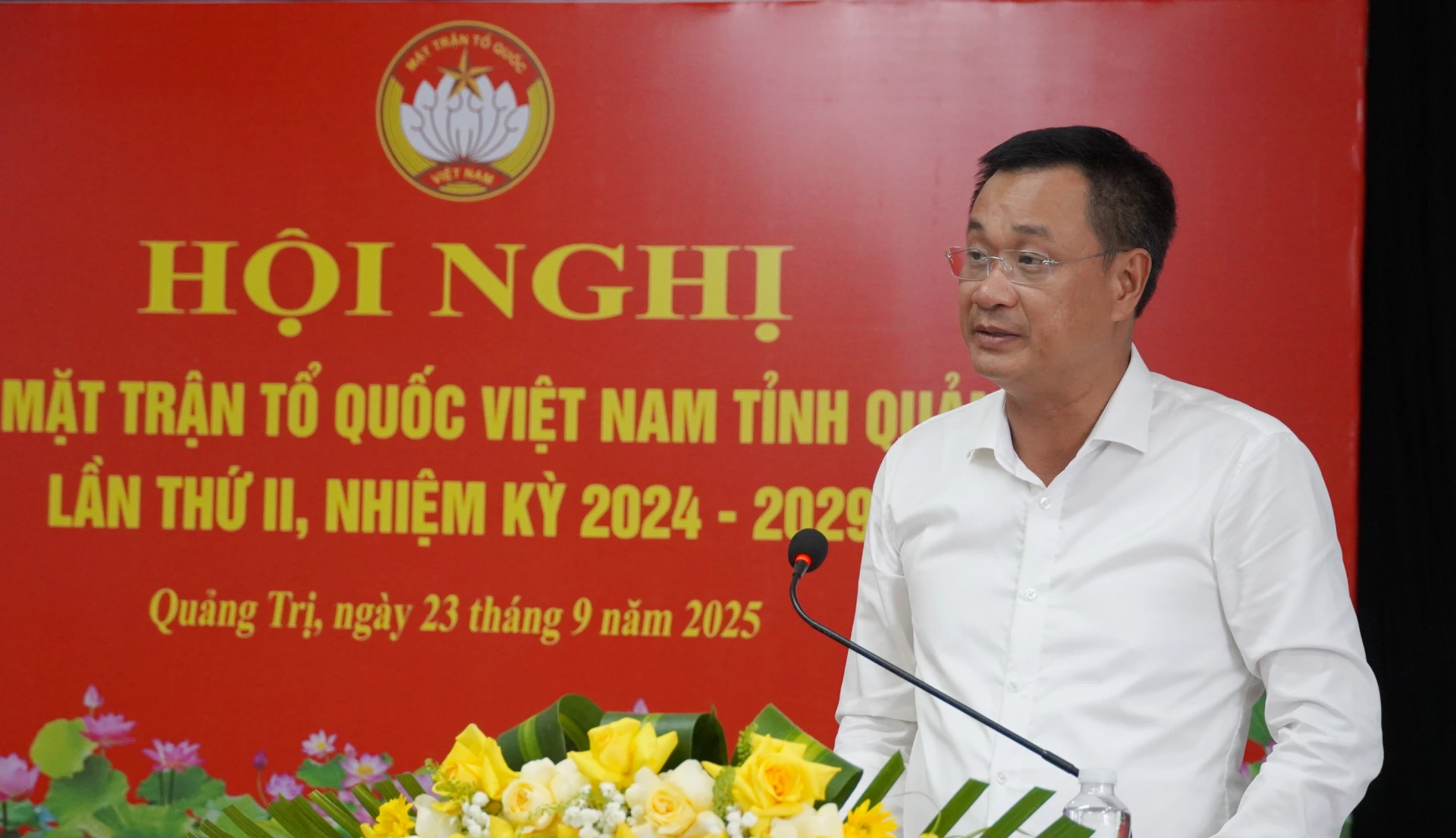 Bí thư Tỉnh ủy Lê Ngọc Quang phát biểu giao nhiệm vụ - Ảnh: XP