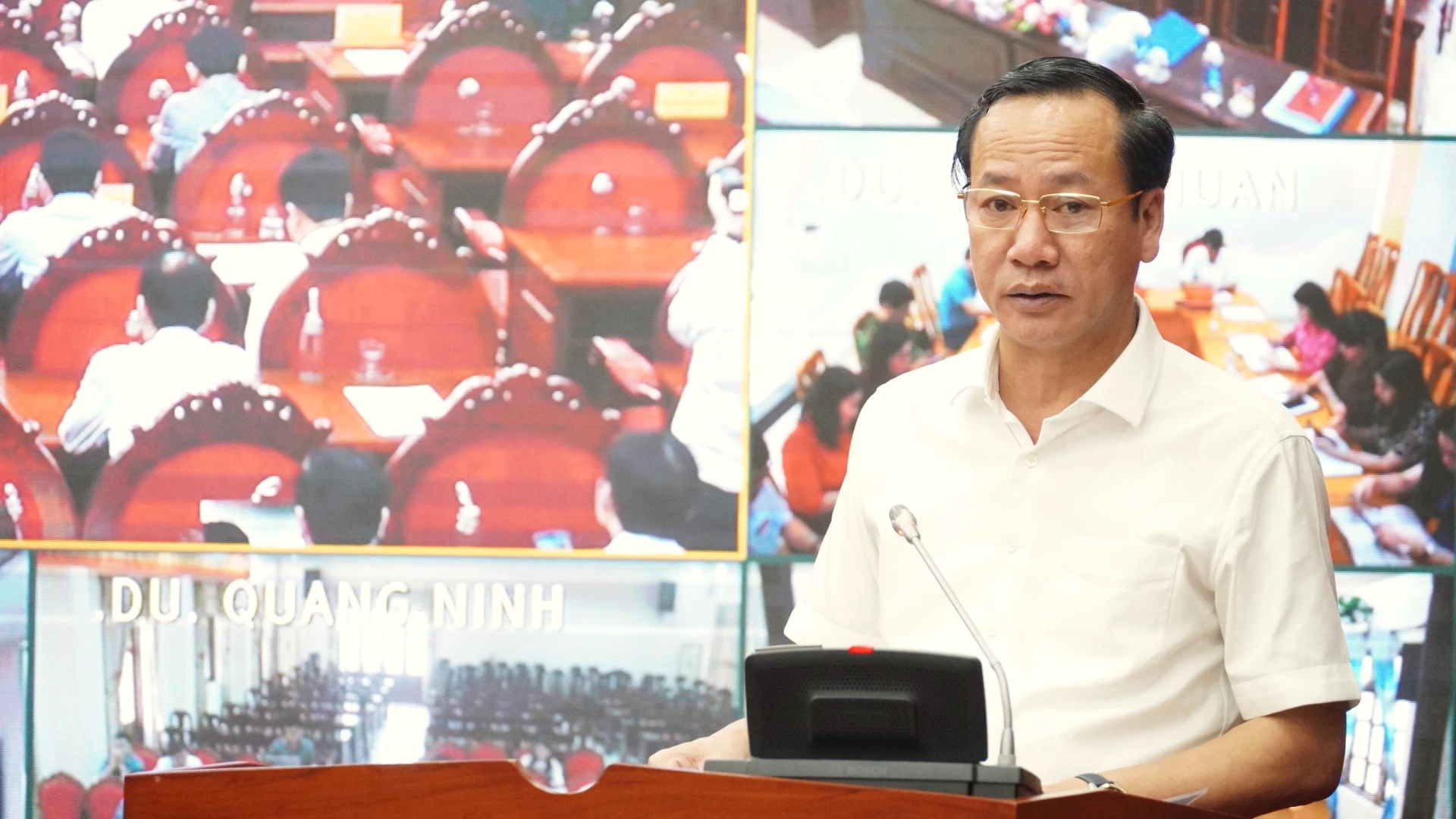 Đại biểu tham luận tại hội nghị - Ảnh: QV