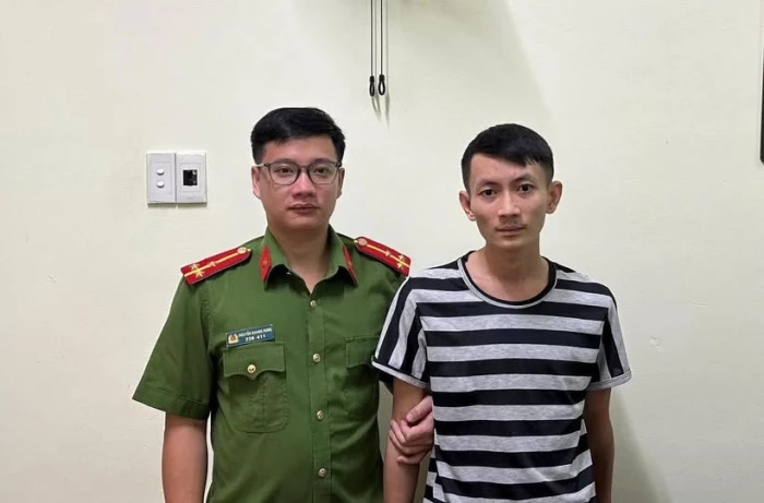 Công an xã Hoàn Lão bắt giữ đối tượng truy nã
