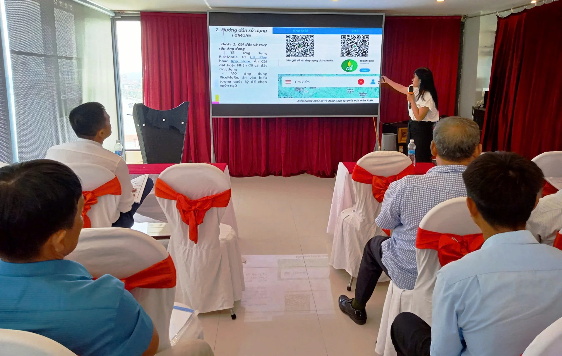 Quang cảnh lớp tập huấn-Ảnh:T.Hoa.